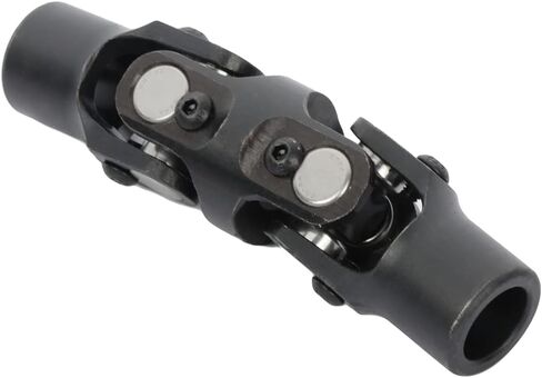 3/4 "Round * 3/4" Round Smooth Steering Confincts Universal Black Double U-Coint Shaft Smooth 143mm in Kuwait