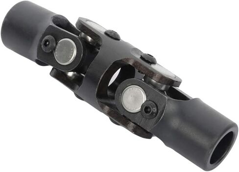 3/4 "Round * 3/4" Round Smooth Steering Confincts Universal Black Double U-Coint Shaft Smooth 143mm in Kuwait