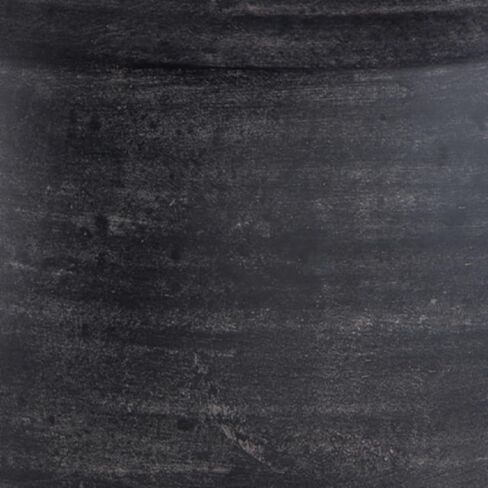 تصميم توقيع بقلم آشلي مدي غير الرسمي الداخلي من الزواج من مزهرية تيرا كوتا مع فم واسع ، أسود in Kuwait