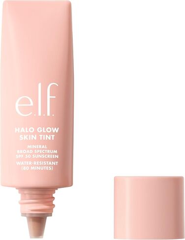 قزم. Halo Glow Skin Tint SPF 50 ، مرطب ملون للتغطية الخفيفة القابلة للبناء ، يخلق توهجًا طبيعيًا وخاليًا in Kuwait