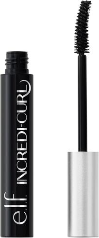 e.l.f. Incredi-Curl Mascara, Volumizing Mascara For A Bold, Lasting, Lifted Curl, Smudge-Resistant Formula, Vegan & Cruelty-Free, Pitch Black in Kuwait