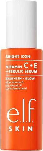 قزم. أيقونة ساطعة ساطعة فيتامين C + E + Ferulic Serum ، مصل الوجه المشرق والتهدئة ، يساعد حتى لون البشرة ، نباتي وخالي من القسوة ، 1 أوقية in Kuwait