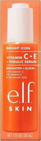قزم. أيقونة ساطعة ساطعة فيتامين C + E + Ferulic Serum ، مصل الوجه المشرق والتهدئة ، يساعد حتى لون البشرة ، نباتي وخالي من القسوة ، 1 أوقية in Kuwait