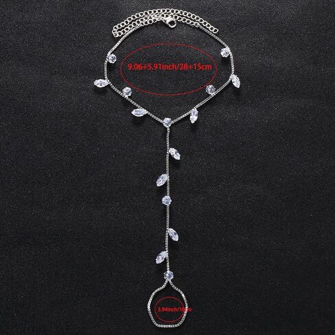 1Pair Summer Rhinestone Barefoot Sandals Foot Chain Jewelry Rhinestone Anklet Bracelet Crystal Toe Ring Anklets Bridal Rhinestone Foot Chain Jewelry for Women in Saudi Arabia