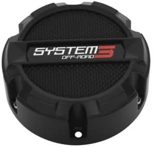 System 3 ST-3/SB-3 (4/137 and 4/156) Replacement Center Wheel Cap - Matte Black in Saudi Arabia