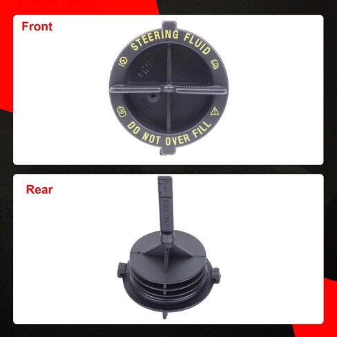 82582 Power Steering Cap Compatible with Ford F150 F250 F350 Mustang Ranger Lincoln Mark Vi Mercury Capri Colony Park Replace E3FZ3A006A in Saudi Arabia