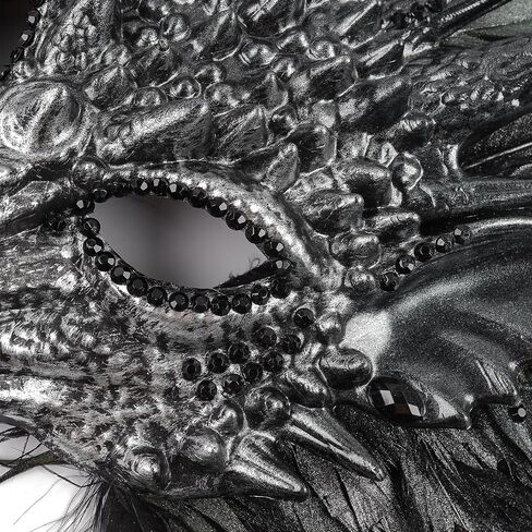 Dragon Cosplay Mask for Halloween and Carnival Half Face Dragon Mask Realistic Design Masquerade,Festivals Costume Accessory in Saudi Arabia