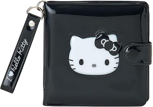 Sanrio 606464 I Love Hello Kitty Vinyl Wallet, Black PVC Wallet, Bi-fold Type, For Ages 3 and Up in Saudi Arabia