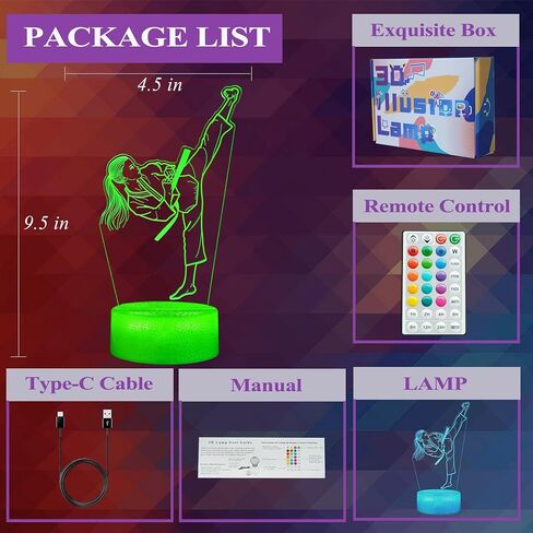 Gamepad 3D Lamp, Game Console Night Light for Kids, with 16 Colors Changing, Timer, 4 Flash Modes and Dimmable, Gaming Room Decor as Xmas Holiday Birthday Gifts, Gamer Gift for Boys Girls in Kuwait