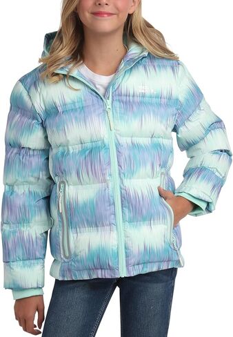 Eddie Bauer Girls' Winter Jacket - Heavyweight Quilted Down Jacket - Insulated Hooded Outerwear Coat for Girls (5-20) in Saudi Arabia