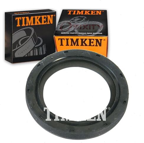 Timken Front Engine Crankshaft Seal compatible with GMC Sierra 1500 4.3L 4.8L 5.3L 6.0L 6.2L V6 V8 1999-2017 in Saudi Arabia