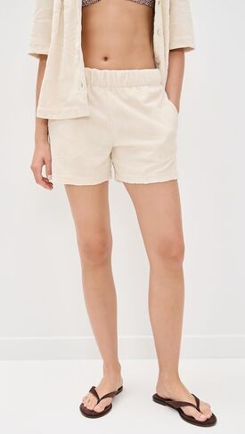 Faherty Women's Cabana Towel Terry Shorts in Saudi Arabia
