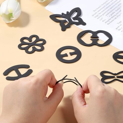 12 PCS مقاطع حزام حمالة صدرية لأحواض الأشرطة المضادة للانزلاق Racerback أحزمة إخفاء قابلة للتعديل للظهر ، خطافات متعددة الطراز للنساء in Kuwait