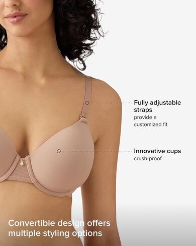 Go Wacoal Women's Go anywear مبطنة بشكل خفيف بالأسلاك الداخلية تغطية MID THERT BRA ، 853448 in Saudi Arabia