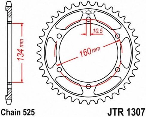 JT Sprockets JTR1307.42 42T الصلب ضرس خلفي in Saudi Arabia