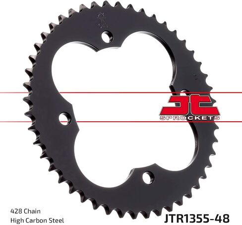 JT Sprockets الظهر الخلف صلب 48T لهوندا TRX 90 125 in Saudi Arabia
