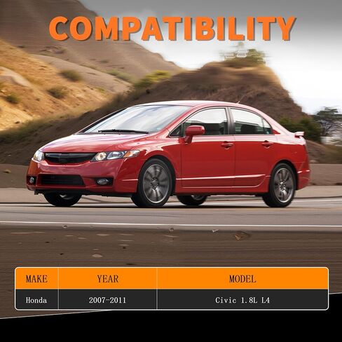 Drive Belt Telection & Serpentine Kit لعام 2007-2011 Honda Civic 1.8L L4 ، استبدل 39054 31170-RWK-005 7pk2170 in Saudi Arabia