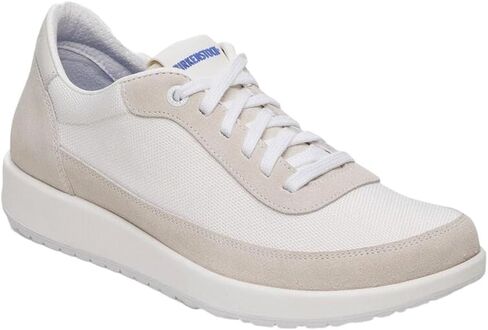 Birkenstock Womens Honnef Mesh Soede Tex (نظام حجم أحذية أبيض/أبيض ، الولايات المتحدة ، البالغين ، النساء ، الرقم ، الضيق ، 6) in Kuwait