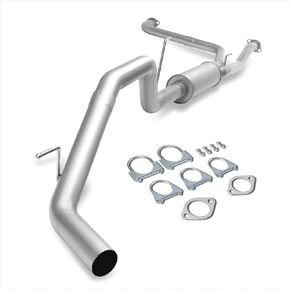 PM PERFORMOTOR Side Exit Stainless Steel Catback Muffler Exhaust System Compatible with 04-15 Titan 5.6L V8 in Saudi Arabia