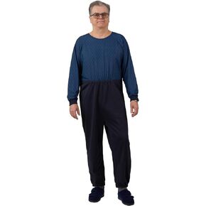 Ovidis Long-Sleeved Dementia Clothing - Alzheimers Anti-Strip Jumpsuit - Onesie for Elderly Men - Henry in Saudi Arabia