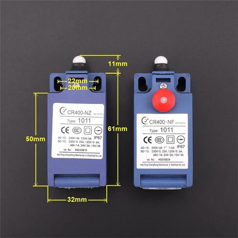1Pcs Elevator Speed Limiter Buffer Tension Wheel Switch Manual Reset Automatic Reset Switch CR400-NZ CR400-NF(Manual Reset) in Saudi Arabia