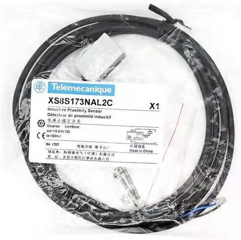 مستشعر القرب الاستقرائي الصغير مربع التبديل الاستقرائي 3-ware 2m مصبوب كابل 12-24VDC 17 * 17mm مدفون NPN in Saudi Arabia