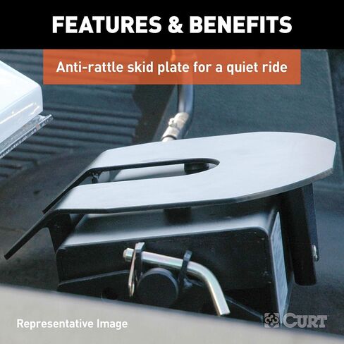 CURT 16041 E16 5th Wheel Hitch, 16,000 lbs, Select Ram 2500, 3500, 8-Foot Bed Puck System in Saudi Arabia