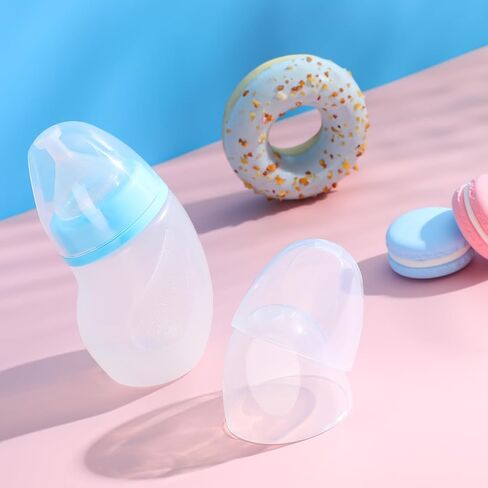 3 Pcs Baby Bottle Accessories Milk Replacement Baby Bottle Caps Transparent Baby Bottle Caps Clear Baby Bottle Lids Feeding Bottle Plastic Dust Cover in Saudi Arabia