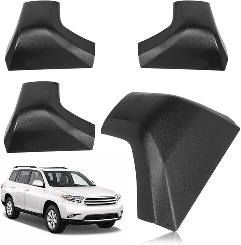 غطاء رف سقف 4pcs لعام 2020-2024 Highlander Xle Xse Ltd Platinum ، PT767-48200-CVRR PT76748200CVRR in Saudi Arabia