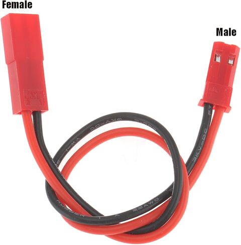 5 Pairs JST Plug to JR Connector Male Female Cable 10cm Servo Adapter Wire for RC Plane Helicopter Car (JST to JR-10pcs) in Saudi Arabia