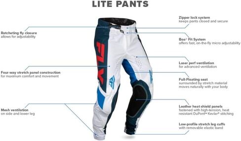 Fly Racing Lite Adult Moto Gear Set - Pant and Jersey Combo in Saudi Arabia