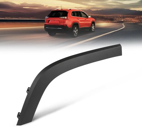 Rear Right Fender Flare Wheel Opening Molding Arch Trim, Fit Jeep Cherokee 2019 2020 2021 2022, Passenger Side, 68316002AD, 68316006AB in Saudi Arabia