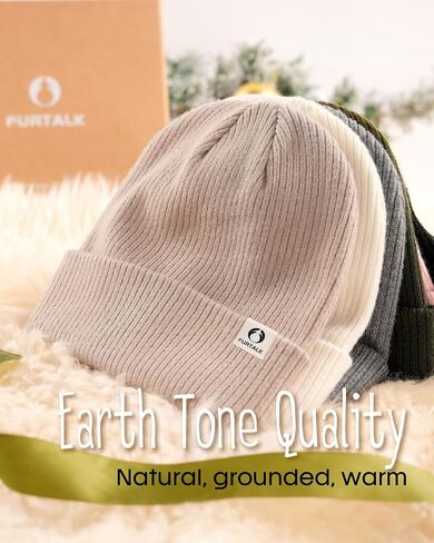 Furtalk 3 Pack Toddler Beanie Baby Boy Girls Winter Hat Kids Warm Cont Caps in Saudi Arabia