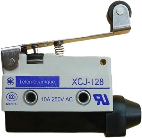 Travel Limit Switch Micro Switch 1P, 1C / O, with Soft Rubber Cable Cover, Long Flat Flat Wheel XCJ128 Fast Action in Saudi Arabia