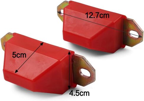 Liru 2PCS Polyurethane Frame Brack Stops محور محور المصدات التفاضلية LR080288 Red لـ Pontiac Firebird 1982-02 لـ Chevrolet Camaro 1982-02 لجيب CJ5 CJ7 1976-86 Auto in Saudi Arabia