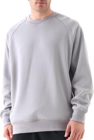 Magnaman Crewneck Sweatshirt للرجال - مزيج من القطن الطويل الأكمام in Kuwait