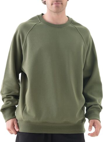 Magnaman Crewneck Sweatshirt للرجال - مزيج من القطن الطويل الأكمام in Kuwait
