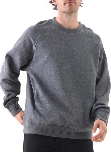 Magnaman Crewneck Sweatshirt للرجال - مزيج من القطن الطويل الأكمام in Kuwait