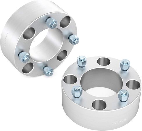 RockTrix - 1 inch ATV Wheel Spacers (4x110, 74mm Bore, 10x1.25 Studs, Cone Nuts) Compatible with Honda Yamaha Suzuki Bombardier (Read Listing for Year Model Info) UTV V3 25mm Silver 2pcs in Saudi Arabia
