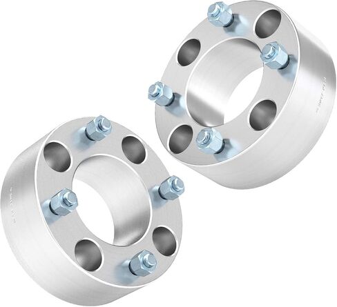 RockTrix - 1 inch ATV Wheel Spacers (4x110, 74mm Bore, 10x1.25 Studs, Cone Nuts) Compatible with Honda Yamaha Suzuki Bombardier (Read Listing for Year Model Info) UTV V3 25mm Silver 2pcs in Saudi Arabia