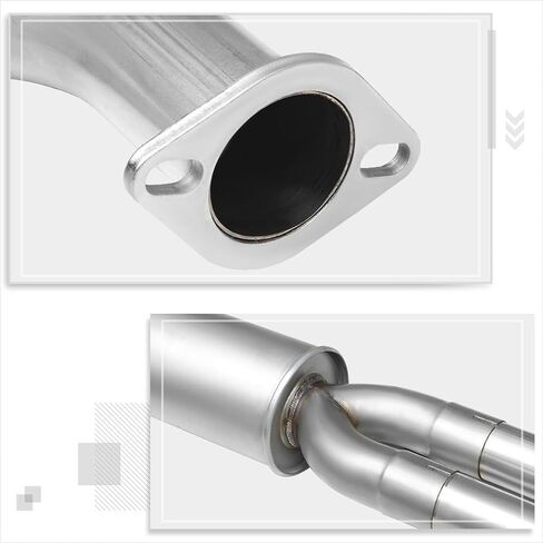 PM PERFORMOTOR Side Exit Stainless Steel Catback Muffler Exhaust System Compatible with 04-15 Titan 5.6L V8 in Saudi Arabia