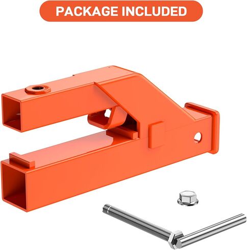 2 Inch Clamp On Trailer Hitch Receiver Convenient Towing Connection for SUVs Trucks Large Commercial Vehicles Reliable Clamp On Hitch No Drilling Required 15.92 * 2.16 * 6.73Inch Orange in Kuwait