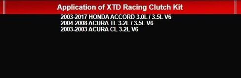 XTD Stage 2 Racing Clutch Kit Compatible With 2003-2017 Honda Accord 2004-2008 Acrua TL CL 3.0L 3.2L 3.5L V6 in Saudi Arabia