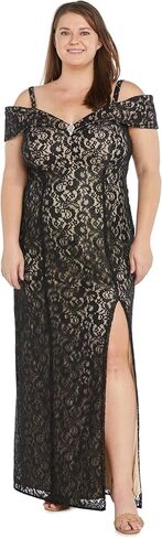 R&M Richards Women's Floor Length Sweetheart Neckline Cocktail Gown in Kuwait