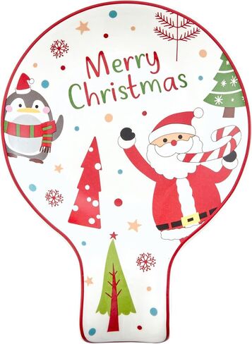 Bico Christmas Gnomes Ceramic Spoon Rest, House Warming Gift, Dishwasher Safe in Saudi Arabia