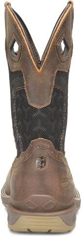 PHANTOM RIDER Zenon 11" Waterproof Wide Square Composite Toe Roper Boots for Men with Cumberland Cigar Leather Vamp and Textile & TPU Shaft in Saudi Arabia