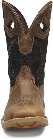 PHANTOM RIDER Zenon 11" Waterproof Wide Square Composite Toe Roper Boots for Men with Cumberland Cigar Leather Vamp and Textile & TPU Shaft in Saudi Arabia