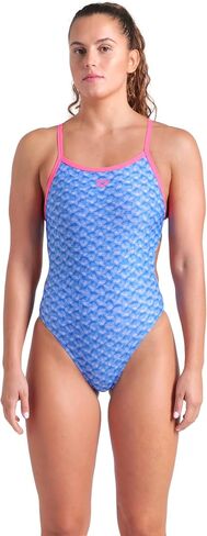 Arena Women's Performance Monogram تحدي Back Athletic One Piece Ladies Swimsuit in Saudi Arabia