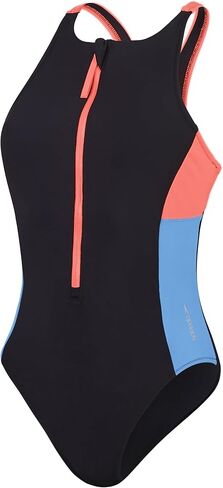 Speedo 800403400333S Zip Colorblock 1 PC Anthrocite S in Saudi Arabia