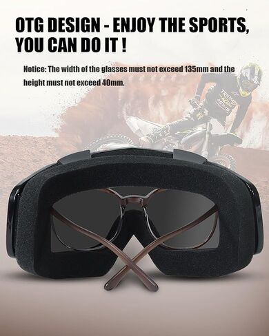 Sand Motocross Mountain Bike Goggles with Balaclava for Women Men Youth, Dirt Bike ATV MX MTB Racing Safty Glasses in Saudi Arabia